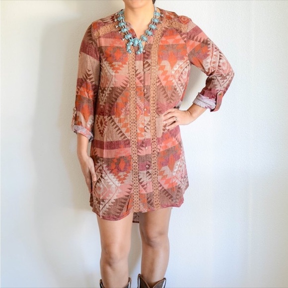 NEW LISTING‼️BLU PEPPER Tunic Dress - Picture 13 of 16